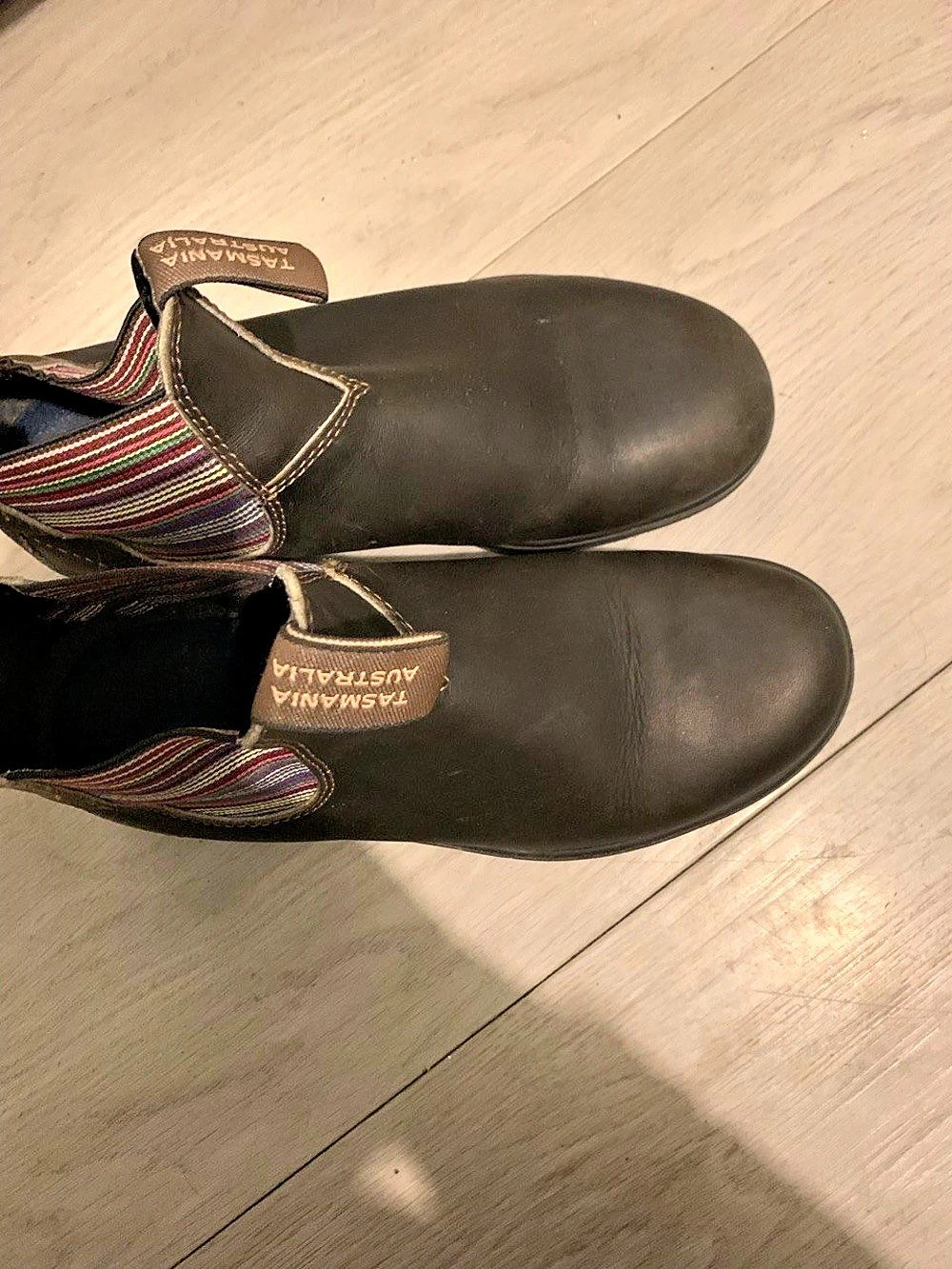 Blundstone #1409 Original Series Chelsea Boots in Stout Brown/Multi Stripe #1409